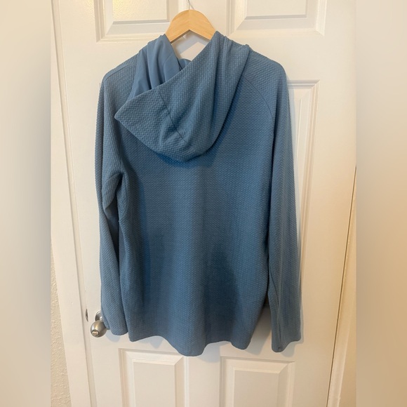 Lululemon Men’s At Ease Hoodie Blue Double-Knit Size Large - Picture 2 of 10